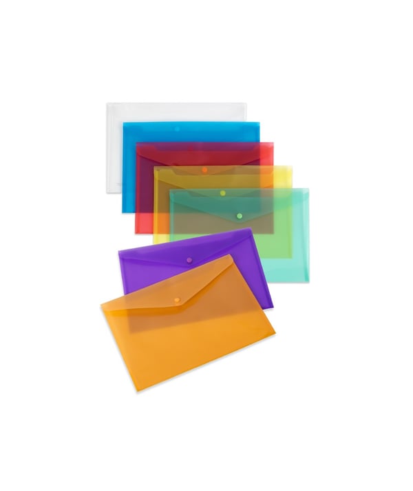 CARCHIVO 342K19 folder Polypropylen (PP) Gennemsigtig, Gul A4+