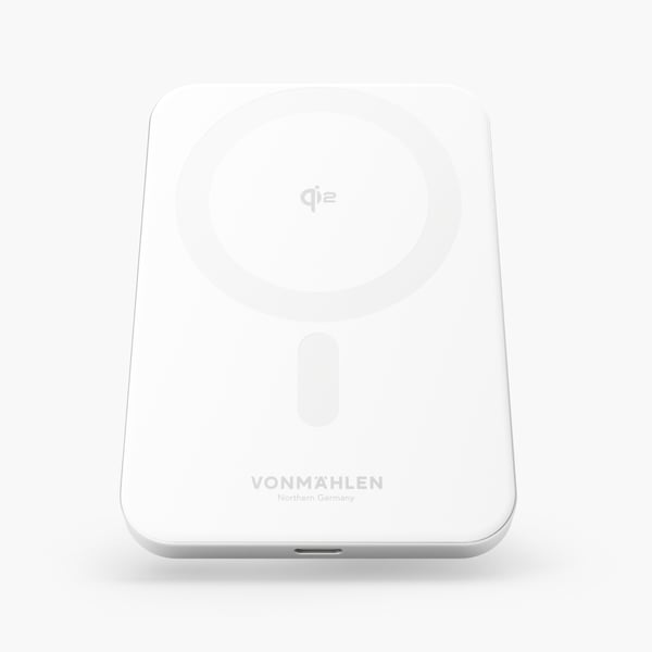 Vonmählen Evergreen Mag 5000 mAh Trådløs opladning Hvid
