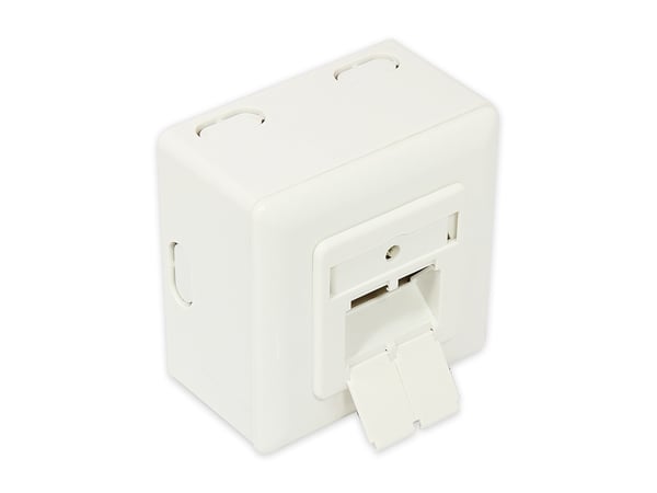 Alcasa GC-N0027 stikkontakt RJ-45 Hvid