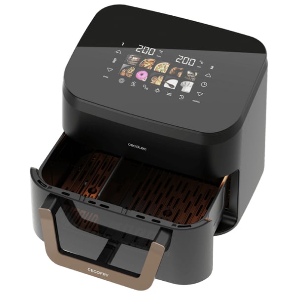 Miniatyrbild 8 av 16: Cecotec Cecofry&Grill Smokin' 11000 Plus Single 11 l Fristående 2900 W Varmluftsfritös Svart