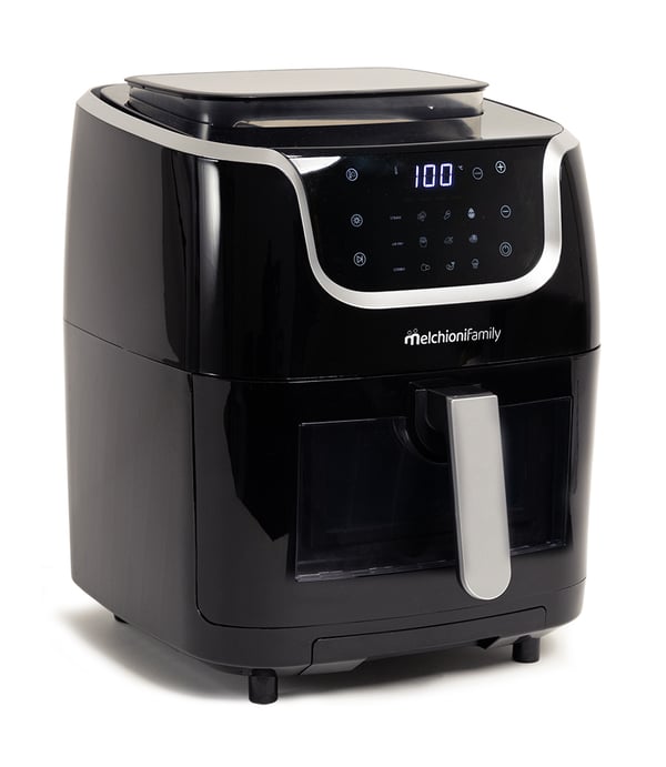 Melchioni GIOIA Enkelt 6,5 L Enkeltstående 1700 W Varmluftsteger Sort