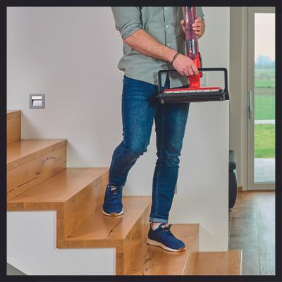 Miniatyrbillede 13 af 14: Einhell CLEANEXXO rengøringsmoppe 400 ml Våd Mikrofiber Rød