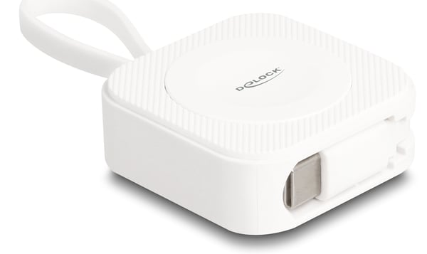 DeLOCK 83023 mobilladdare Smartwatch Vit USB Trådlös laddning inomhus