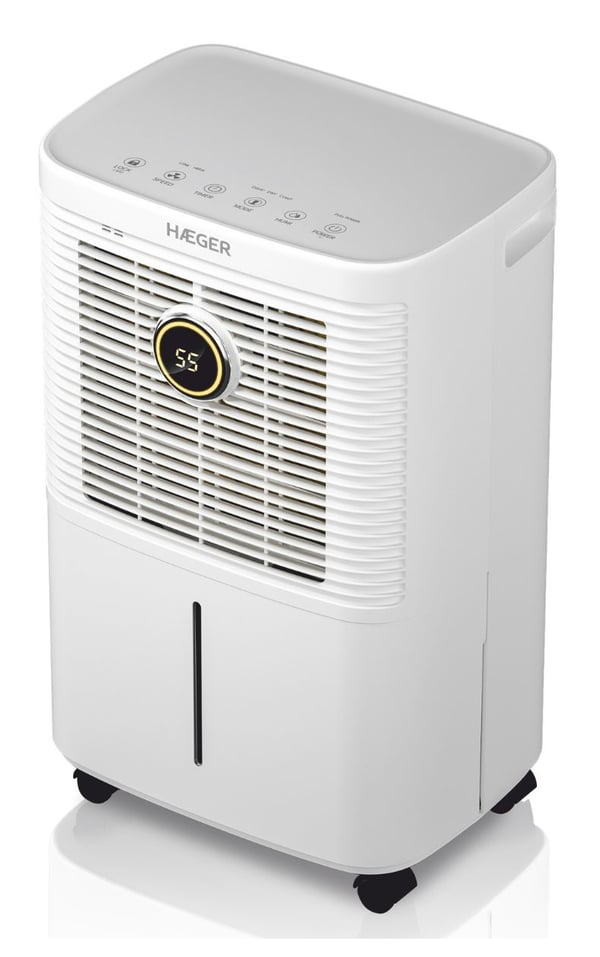 Miniatyrbillede 1 af 2: Haeger DE-D10.012A affugter 1,6 L 46 dB 240 W Hvid