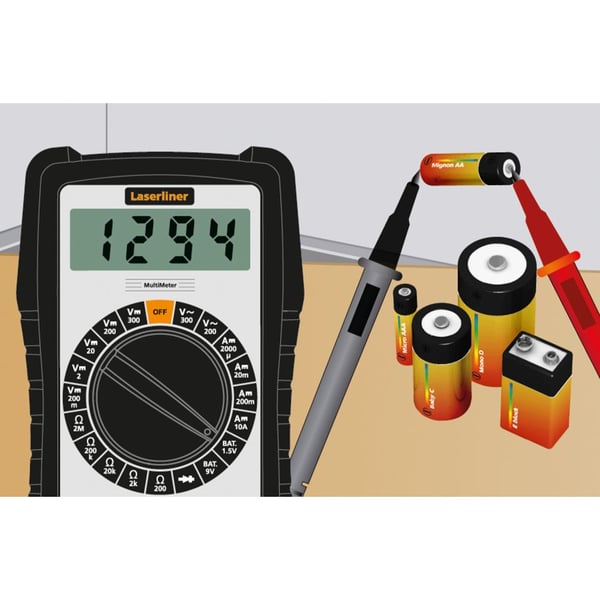 Laserliner MultiMeter multispänningsmätare Digital multimeter