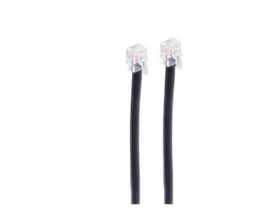 shiverpeaks BS70083-6/6 telefonkabel 3 m Sort shiverpeaks BS70083-6/6 telefonkabel 3 m Sort