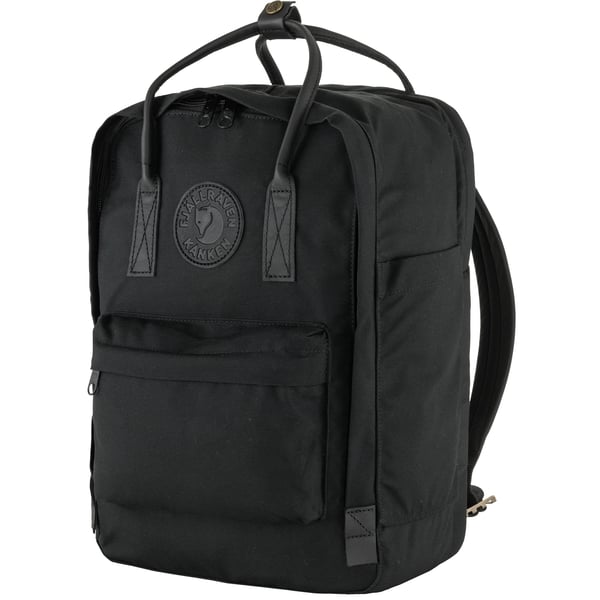 Miniatyrbillede 5 af 12: Fjällräven Kanken No.2 rygsæk Fritidsrygsæk Sort Bomuld, Læder, Genanvendt polyester