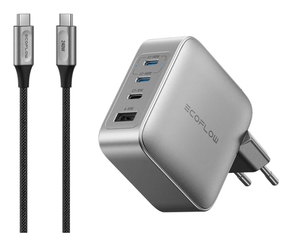 Miniatyrbillede 2 af 2: EcoFlow RAPID Pro Universel Sølv Vekselstrøm Indendørs