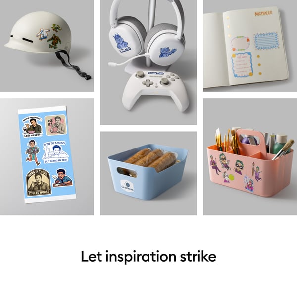 Cricut StickerPix Print + Cut Sticker Sheets, Photo Paper & Ink Cartridges Set