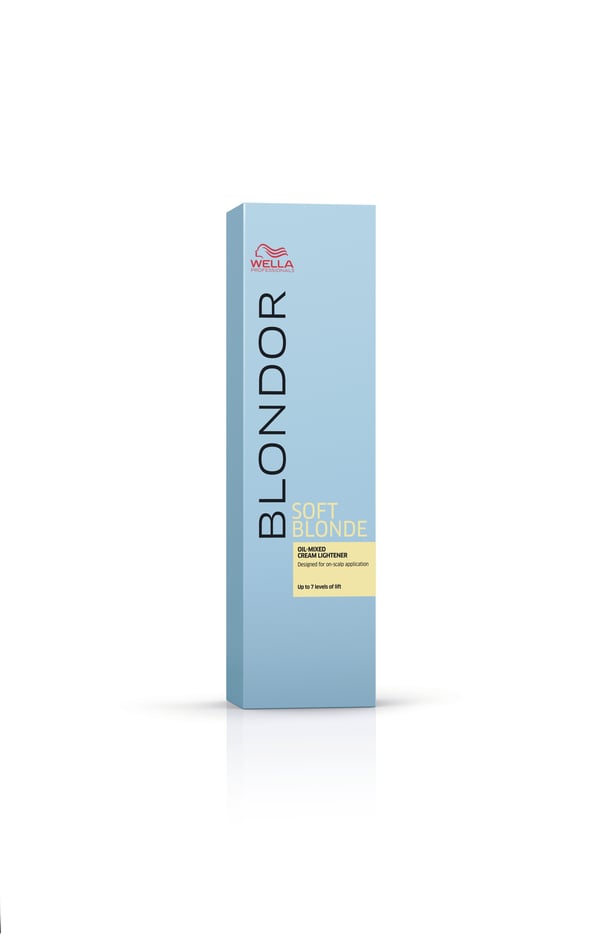 Wella Blondor Soft Blonde Cream hårkur för blekt hår 200 g Gräddvit Rör
