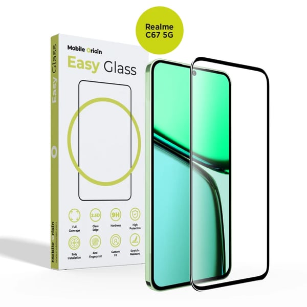 Mobile Origin FRL-EG-RC675G Skærm og -bagsidebeskytter til mobiltelefon Klar skærmbeskytter realme 1 stk