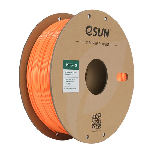 eSUN PETG+HS Polyeteenitereflaattiglykoli (PETG) Oranssi 1 kg