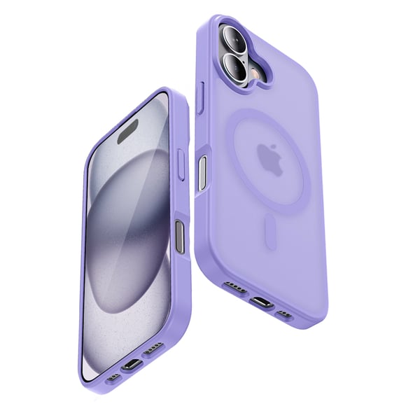 Miniatyrbillede 3 af 4: Crong CRGHMMIP1763LVR mobiltelefon etui Cover Lavendel, Gennemsigtig