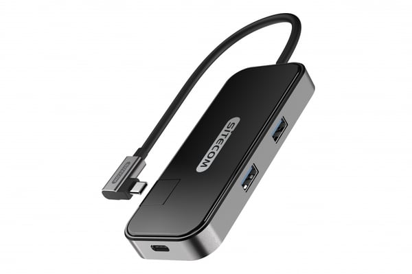 Sitecom CN-394 kannettavien tietokoneiden telakka ja porttitoistin USB 3.2 Gen 2 (3.1 Gen 2) Type-C Musta