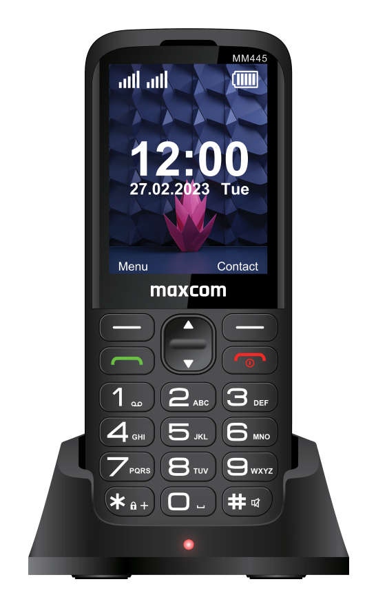 Miniatyrbillede 4 af 4: MaxCom MM445 4G mobiltelefon 7,11 cm (2.8") 110 g Sort Feature telefon