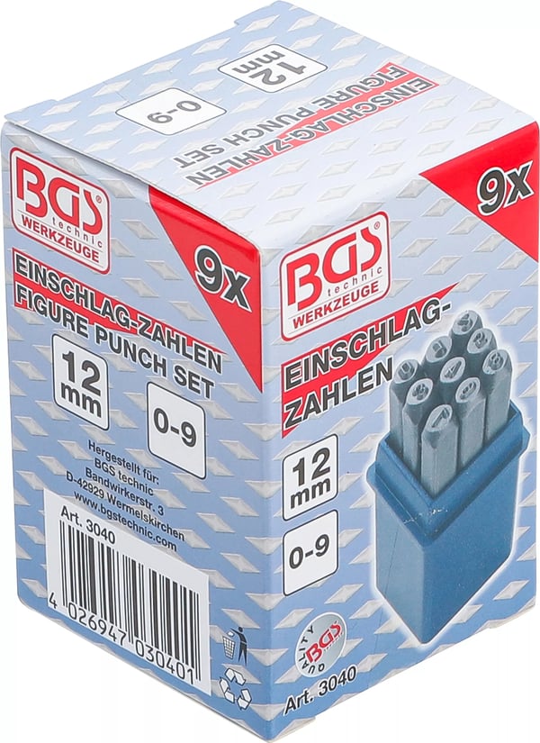 Miniatyrbillede 2 af 6: BGS technic Figure Punch Set