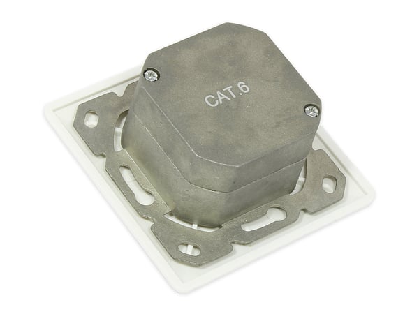 Alcasa GC-N0027 stikkontakt RJ-45 Hvid