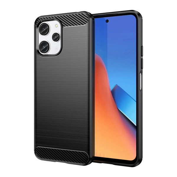 Hurtel Carbon Case mobiltelefon etui 17,2 cm (6.79") Cover Sort