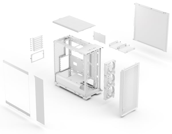 Miniatyrbild 2 av 17: Fractal Design Epoch Midi Tower Vit