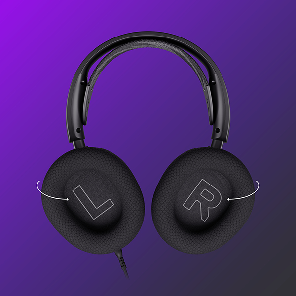 Steelseries Arctis Nova 1 Headset Ledningsført Spil Sort