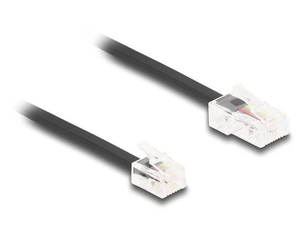 DeLOCK 88037 telefonkablar 3 m Svart