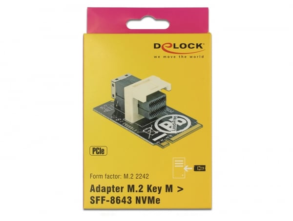 Miniatyrbild 2 av 3: DeLOCK 63918 nätverkskort/adapters Intern Mini-SAS