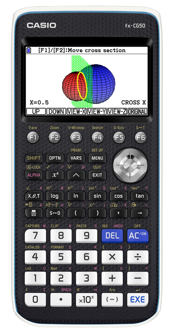 Miniatyrbild 1 av 13: Casio FX-CG50 miniräknare Ficka Grafer Svart