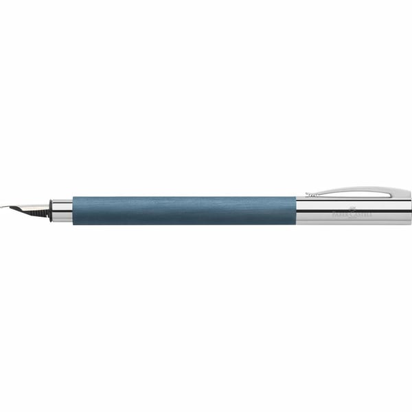 Miniatyrbild 3 av 5: Faber-Castell 147140 reservoarpennor Påfyllning med bläckpatronssystem Blå, Krom 1 styck