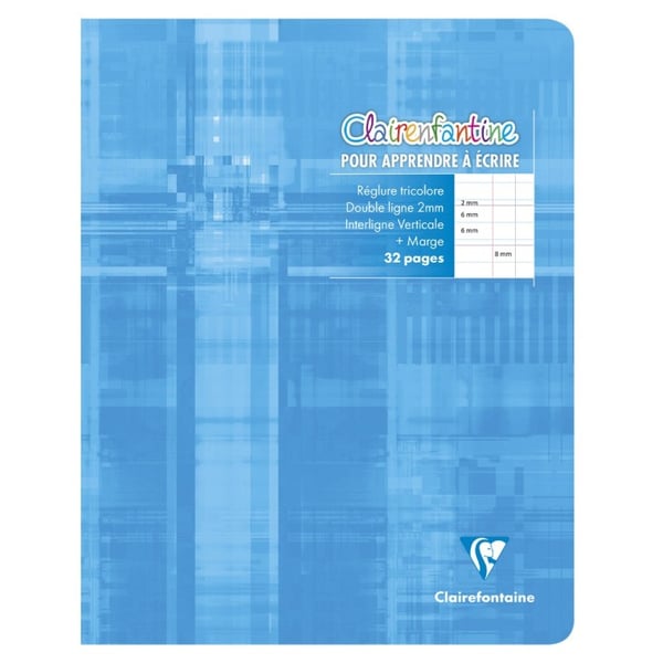 Clairefontaine 3999C muistikirja 16 arkkia Valikoidut värit