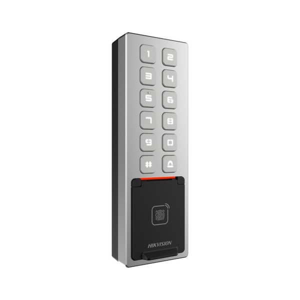 Hikvision DS-K1T805MBFWX(STD) läsare för inpasseringskontroll Basic åtkomstkontrolläsare Silver