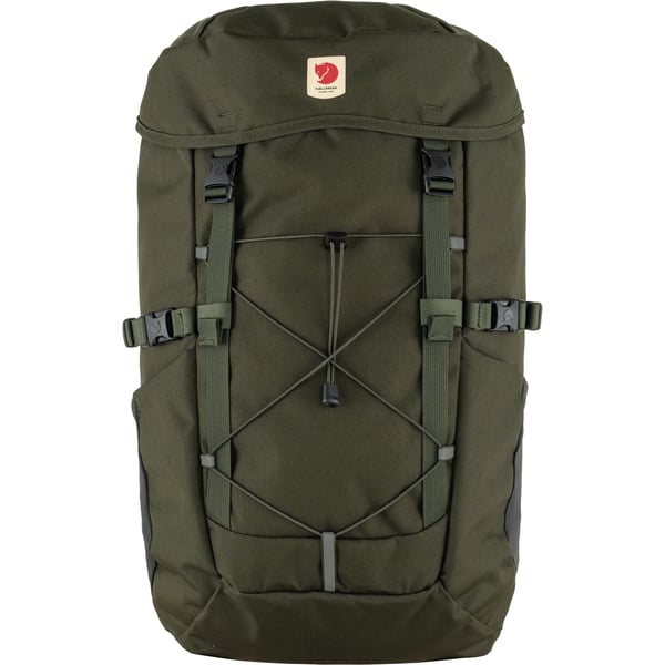Miniatyrbillede 1 af 11: Fjällräven Skule Top 26 rygsæk Rejserygsæk Grøn Oxford, Genanvendt polyester