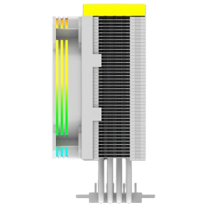 Miniatyrbillede 4 af 9: Aqirys AQRYS_URANUSW Computerkølesystem Computerkabinet, Processor Luftkøler 12 cm Hvid 1 stk