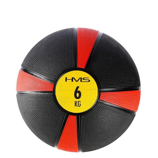 HMS Fitness NK06 medicinboll 6 kg Svart, Röd HMS Fitness NK06 medicinboll 6 kg Svart, Röd