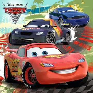 Ravensburger Disney Cars: Worldwide Racing Fun Puslespil 49 stk Tegnefilm