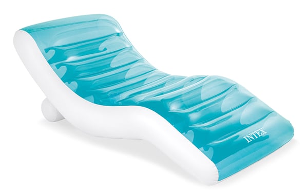 Miniatyrbillede 1 af 5: Intex 56874EU luftmadras Enkelmadras Blå, Hvid