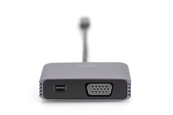 Miniatyrbild 2 av 5: Digitus DA-70825 USB-grafikadapter 4096 x 2160 pixlar Grå