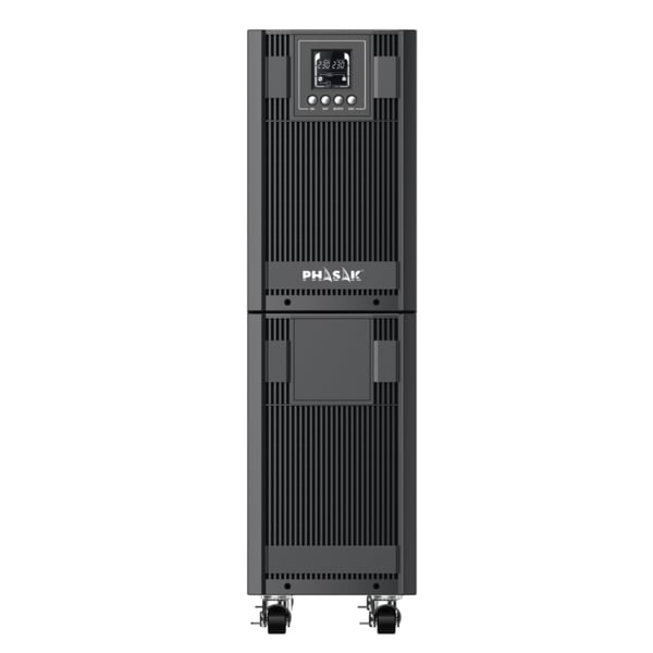 Miniatyrbillede 2 af 5: Phasak PH 8070 UPS-enhed Dobbeltkonvertering (online) 10 kVA 9000 W 0 AC stikkontakt(er)