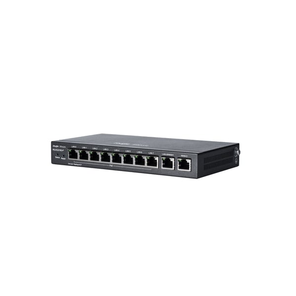Ruijie Networks RG-EG210G-P kabelansluten router Gigabit Ethernet Svart