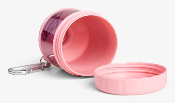 Miniatyrbild 2 av 4: Smartshake Whey2Go Rund Burk 0,11 l Rosa 1 styck