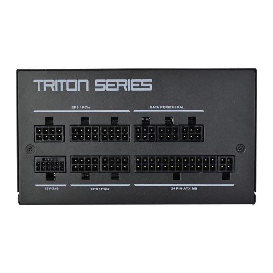 Miniatyrbillede 9 af 10: Silverstone Triton 850Rz enhed til strømforsyning 850 W 24-pin ATX ATX Sort