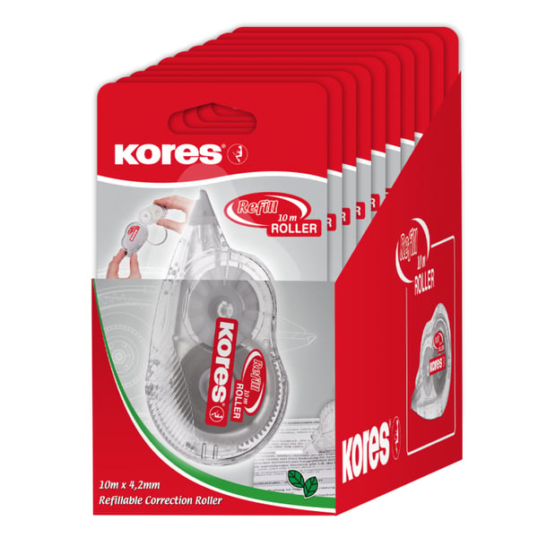 Kores 84424 raderband 10 m Transparent 1 styck