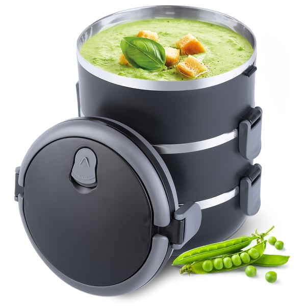 Lamart LT6023 matburkar Rund Burk 1,8 l Svart 1 styck