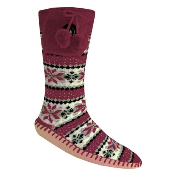 Pikkukuva 5 / 5: Glovii GQ5L tohveli Varrellinen aamutossu Unisex Bordeaux