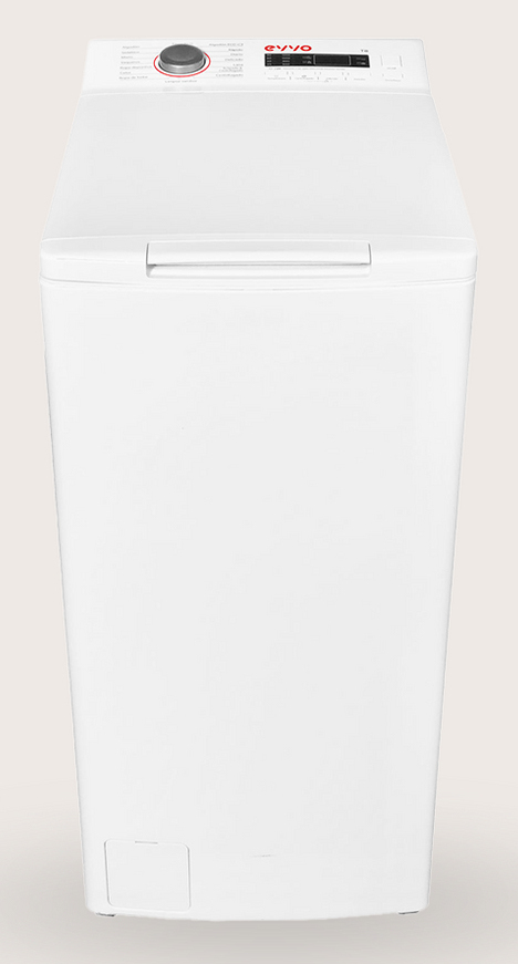 Miniatyrbillede 1 af 4: EVVO W1T75W24A vaskemaskine Top-indlæsning 7,5 kg 1250 rpm Hvid