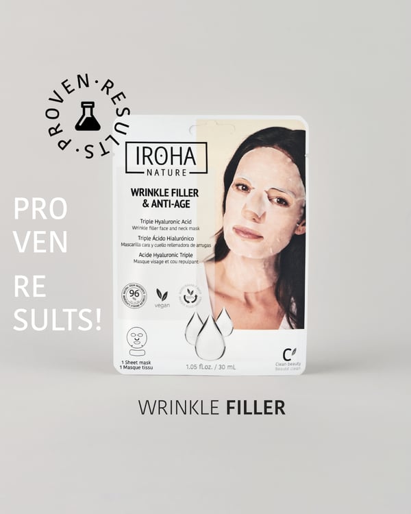 Miniatyrbillede 4 af 8: Iroha Nature 8436036435783 ansigtsmaske Løftemaske Kvinder 18 ml Ark