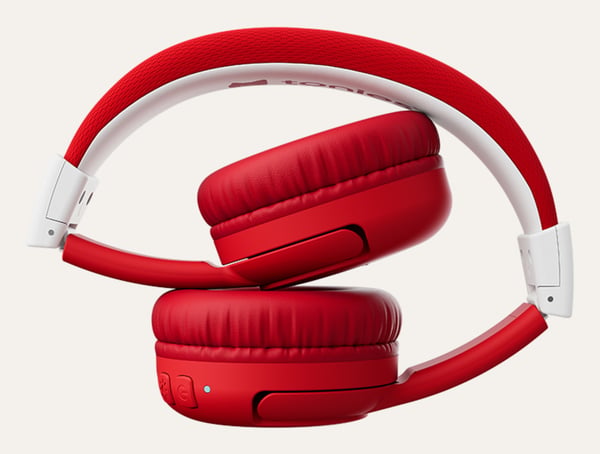 tonies 10003269 kuulokkeet ja kuulokemikrofoni Langaton Pääpanta Musiikki/Päivittäin USB Type-C Bluetooth Punainen, Valkoinen