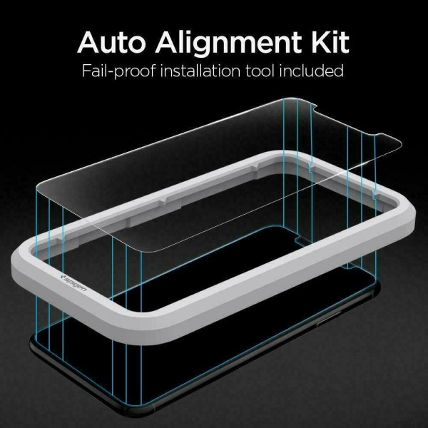 Spigen AGL00101 Matkapuhelimen näyttö- ja taustasuoja Kirkas näytönsuoja Apple 2 kpl