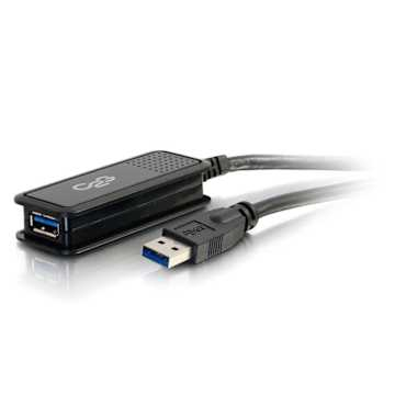 C2G CG39939 USB-kaapeli USB 3.2 Gen 1 (3.1 Gen 1) 5 m USB A 5 Gbit/s Musta