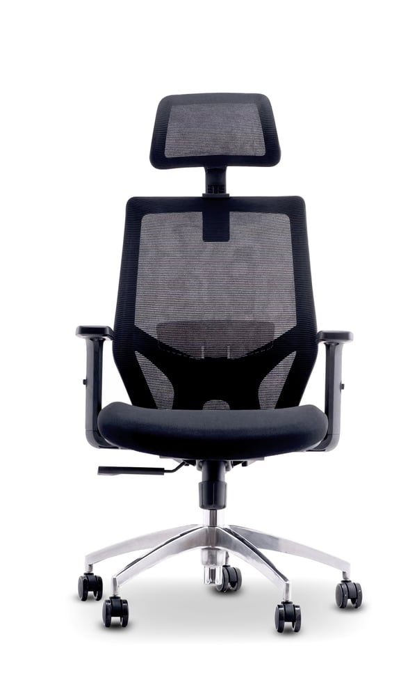 Miniatyrbillede 4 af 7: Urban Factory ADJUSTABLE WORKING CHAIR Rem sæde Ryglæn i net