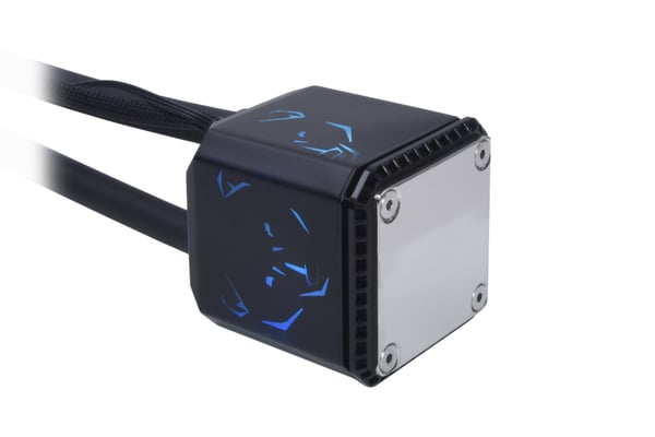 Alphacool 11999 Tietokoneen jäähdytysjärjestelmä Suoritin Ilmanjäähdytin 12 cm Musta 1 kpl